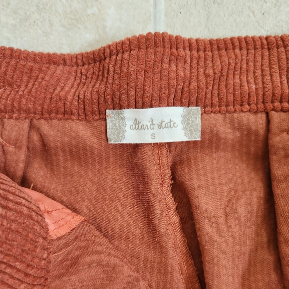 Altar'd State Corduroy Hi-Waisted Shorts - Size Small - Picture 7 of 12
